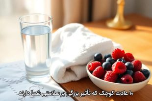 ۱۰ عادت کوچک که تأثیر بزرگی بر سلامتی شما دارند