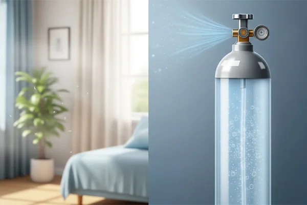 تفاوت بین هوای محیط و گاز داخل کپسول اکسیژن چیست؟