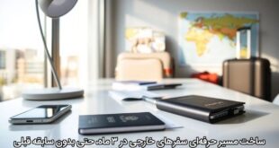 ساخت مسیر حرفه‌ای سفرهای خارجی در 3 ماه، حتی بدون سابقه قبلی