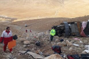 آخرین وضعیت حادثه واژگونی اتوبوس تهران–یاسوج؛ ۴ فوتی و ۱۷ مصدوم