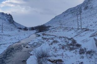 بارش برف در«فتح آباد فردوس» به هفت سانتی متر رسید؛ تشدید یخبندان شبانه