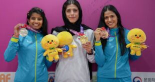درخشش بانوی دندان‌پزشک ایرانی در رقابت‌های دوومیدانی قهرمانی آسیا