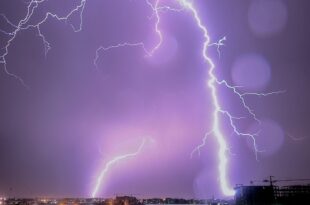 صاعقه زدگی جوان ۲۰ ساله یاسوجی