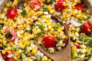 طرز تهیه سالاد ذرت ایتالیایی، سالادی رژیمی