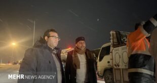 نظارت قضایی میدانی بر خدمات‌رسانی در محورهای برف‌گیر شاهرود