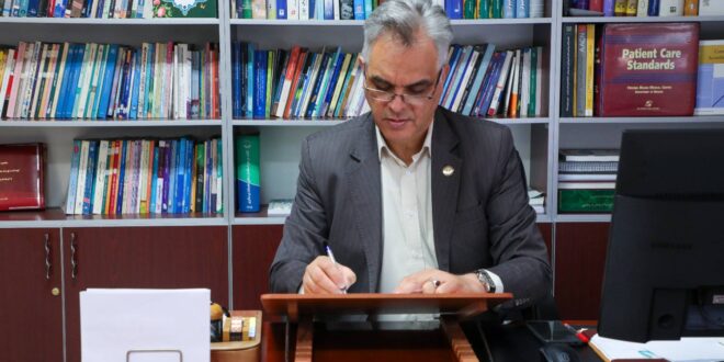 پیام تسلیت دکتر نجاتیان به مدیر حراست سازمان نظام پرستاری