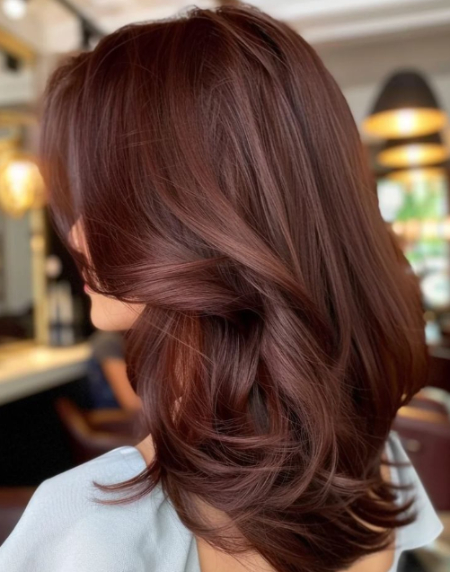 رنگ موی قهوه‌ای شکلاتی