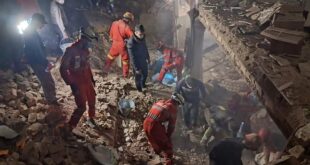 انفجار شدید در قم / یک ساختمان مسکونی کامل ویران شد