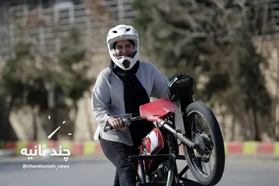 تصاویر هیجان انگیز از آموزش موتورسواری زنان در جنوب تهران+ عکس