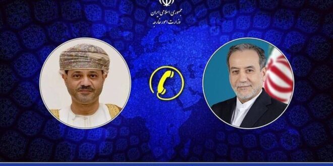 رایزنی وزیران خارجه ایران و عمان در ارتباط با مذاکرات ایران و آمریکا