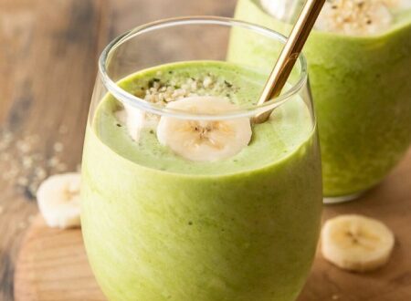 طرز تهیه اسموتی اسفناج و موز در ۵ دقیقه | صبحانه سالم