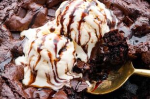 طرز تهیه براونی تابه ای