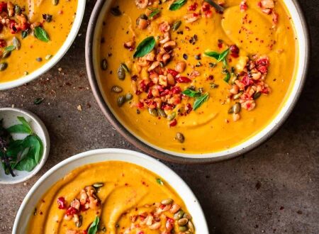 طرز تهیه سوپ کدو تنبل تایلندی