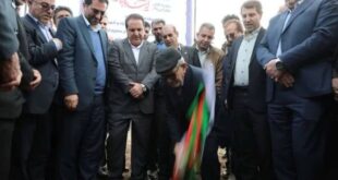 کلنگ احداث پل گاومیشان در محور دره‌شهر- پلدختر به زمین زده شد  