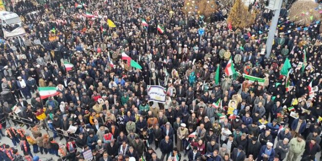 «۲۲بهمن» قرار سالانه ملت؛ لرستان خروشید و جاری شد