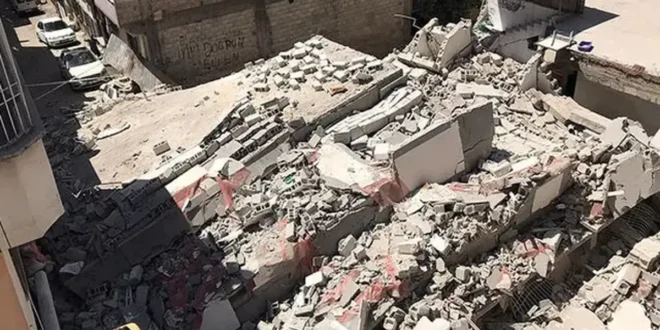 جزئیات ریزش یک ساختمان ۲ طبقه در کوی علوی اهواز