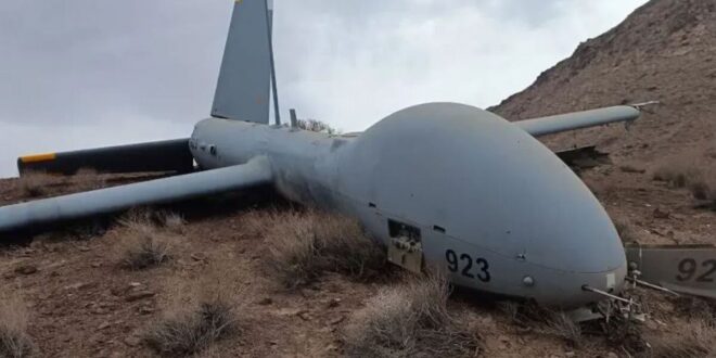 انهدام پهپاد هرمس ۹۰۰ در آسمان اندیمشک توسط سپاه