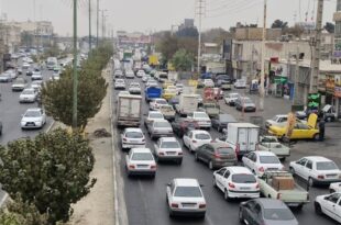 وضعیت ترافیک تهران امروز دوشنبه ۱۷ فروردین ۱۴۰۵ / ترافیک در این معابر سنگین است