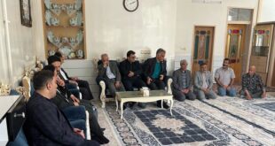 ابلاغ پیام قالیباف به خانواده پرستار شهیده