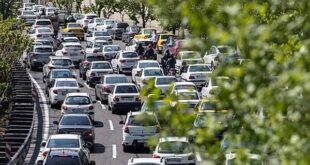ترافیک سنگین صبحگاهی در بزرگراه‌های اصلی پایتخت