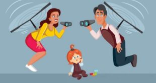۷ نشانه والدین هلیکوپتری