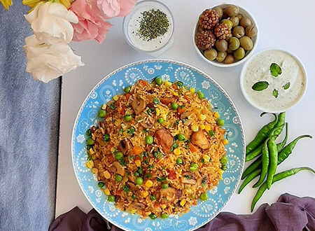 دستور تهیه رنگین پلو ؛ غذای خوشمزه و مقوی