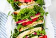 طرز تهیه ساندویچ گیاهی بسیار ساده و خوشمزه